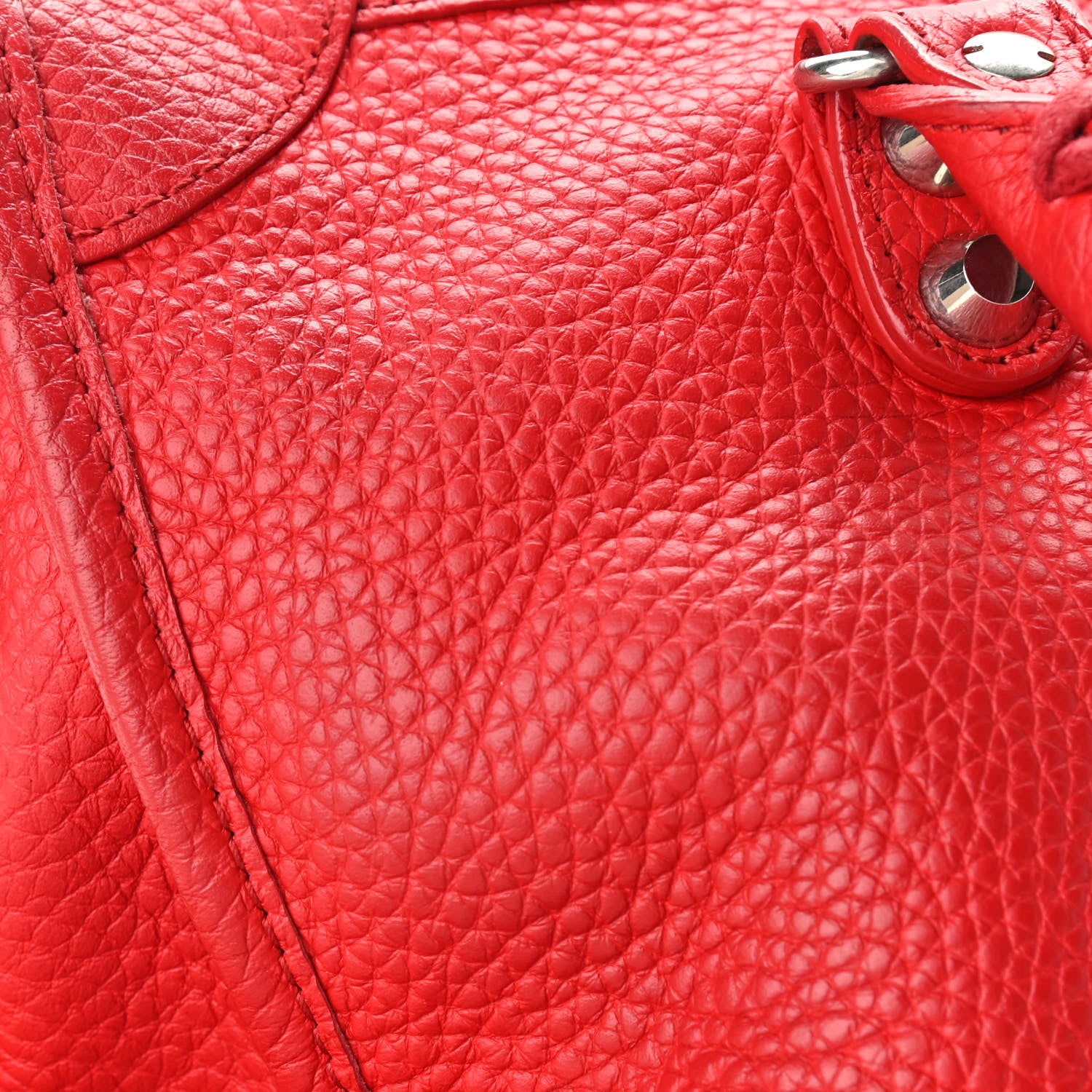 Balenciaga Vibrato Calfskin Classic Silver Hardware S City Rouge Cerise 11 of 11