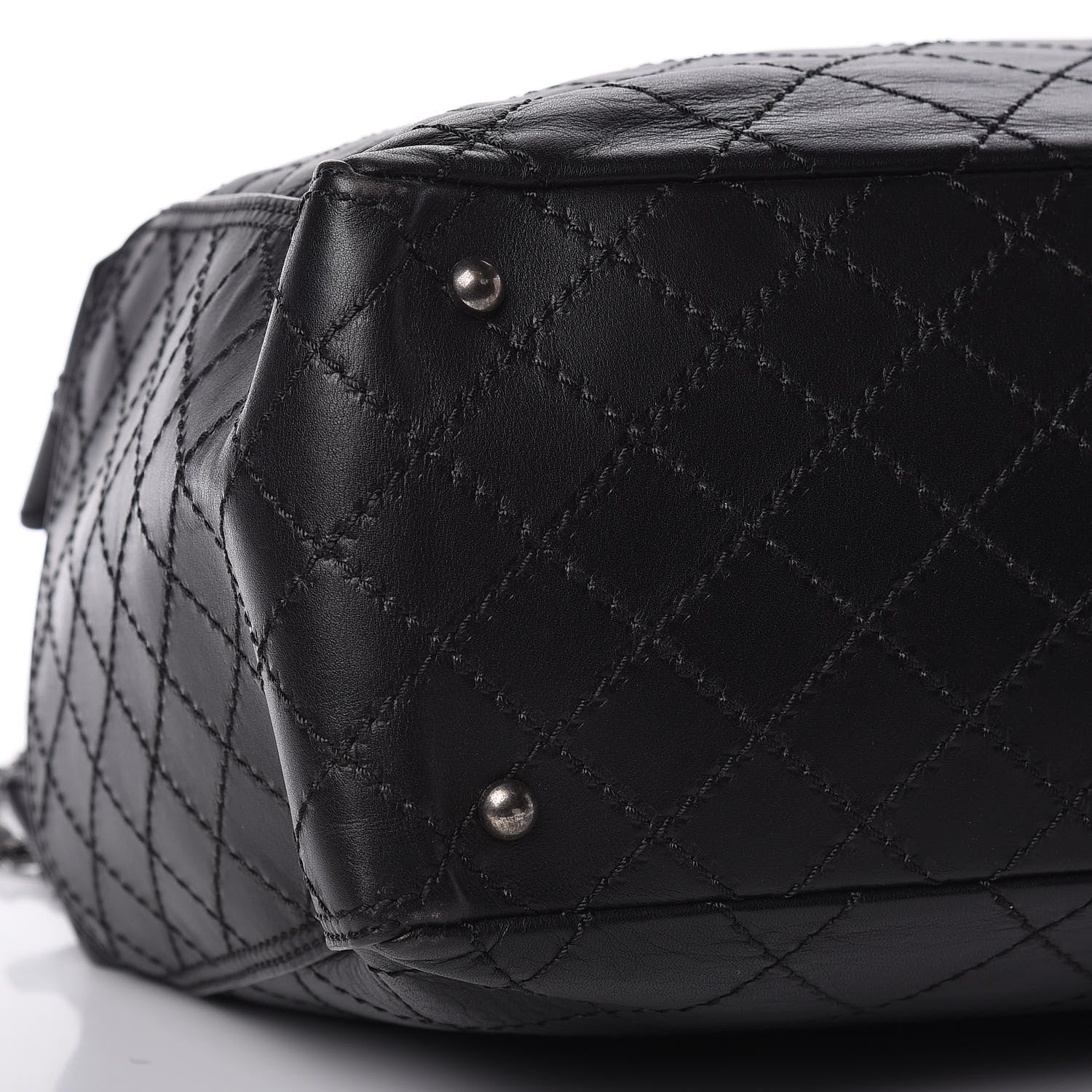 Chanel Calfskin CC Pocket Tote Black 8 of 13