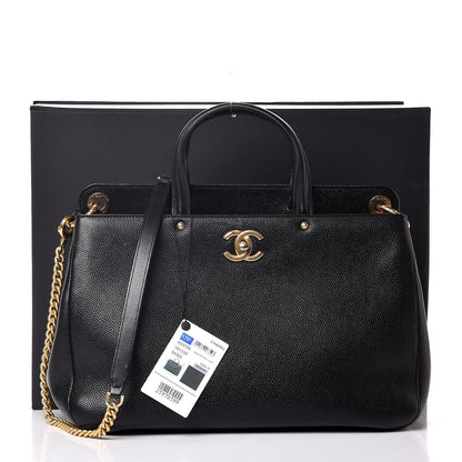 Chanel Caviar Large Shopping Tote Black 9 of 9