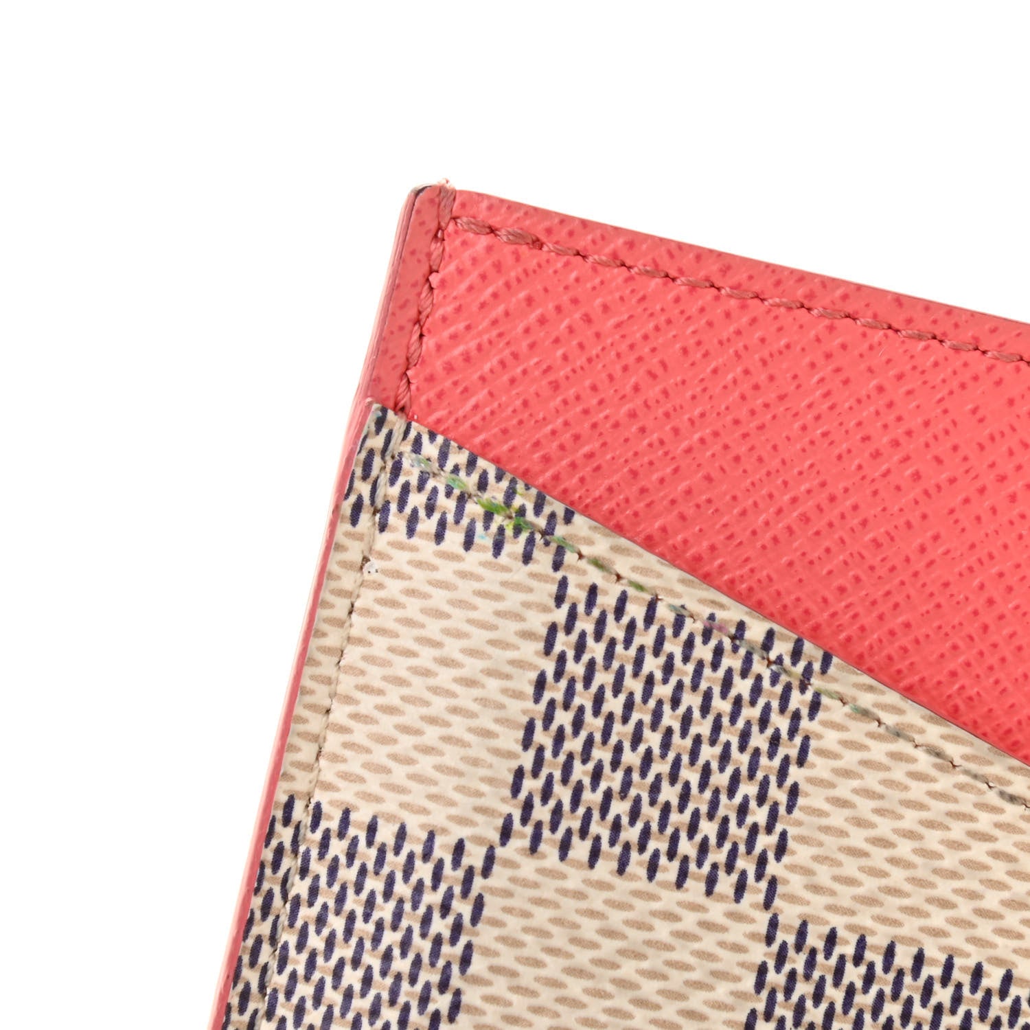 Louis Vuitton Damier Azur Daily Card Holder Rose Papaye 7 of 10