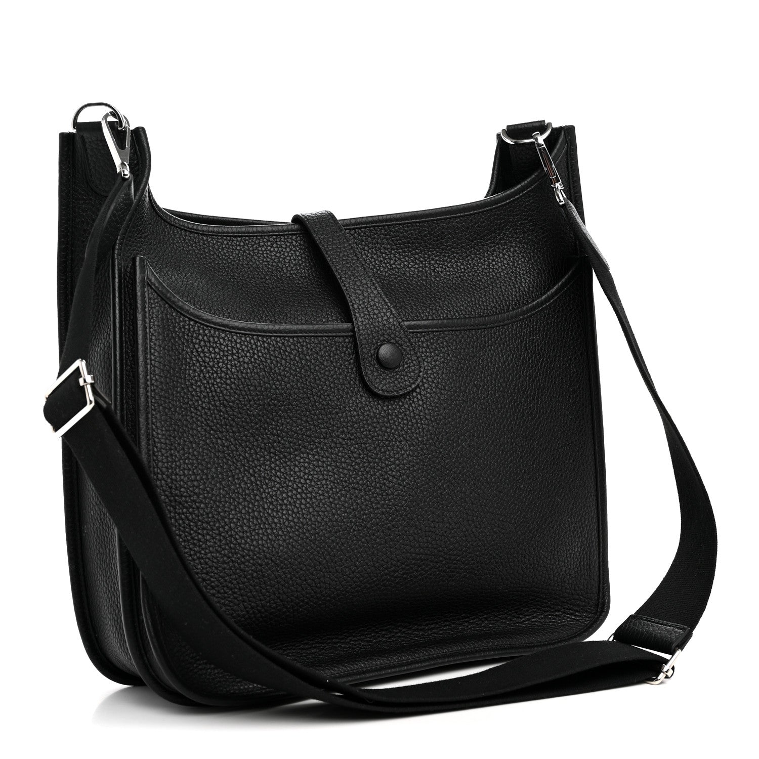 Hermes Taurillon Clemence Evelyne III GM Black 3 of 10