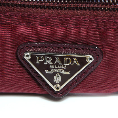 Prada Tessuto Nylon Cosmetic Bag Burgundy 10 of 10