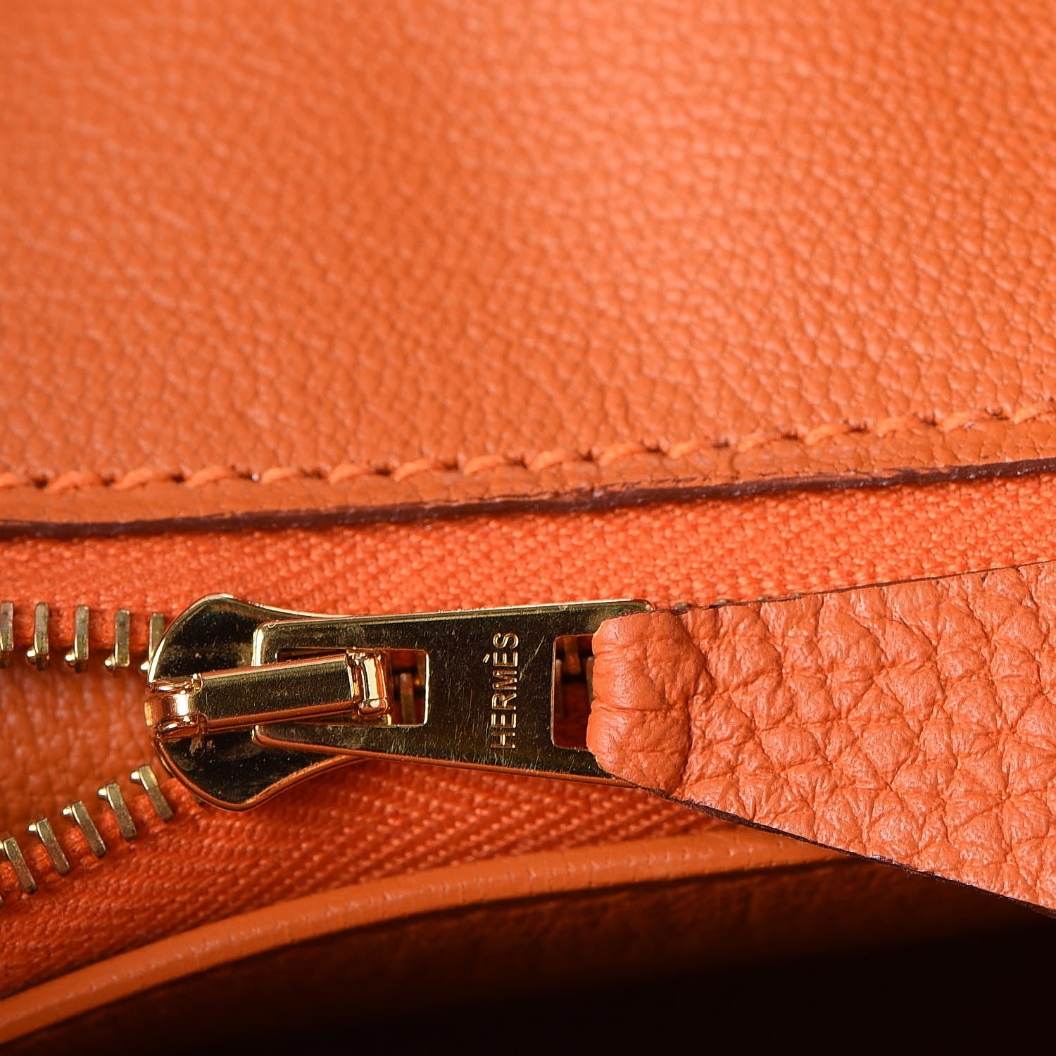 Hermes Togo Birkin 25 Orange 10 of 30