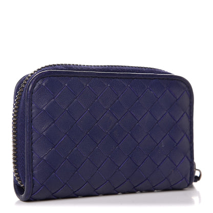 Bottega Veneta Nappa Intrecciato Zip Around Coin Purse Anemone 3 of 9
