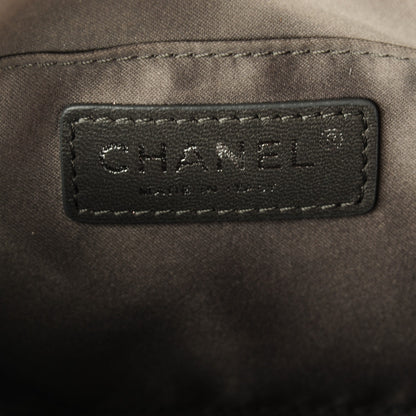 Chanel Goatskin Quilted Banane Waist Bag Fanny Pack Silver 6 of 7