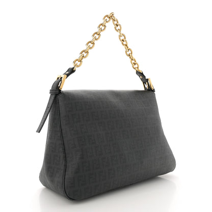 Fendi Zucchino Spalmati Forever Mama Baguette Black 3 of 11