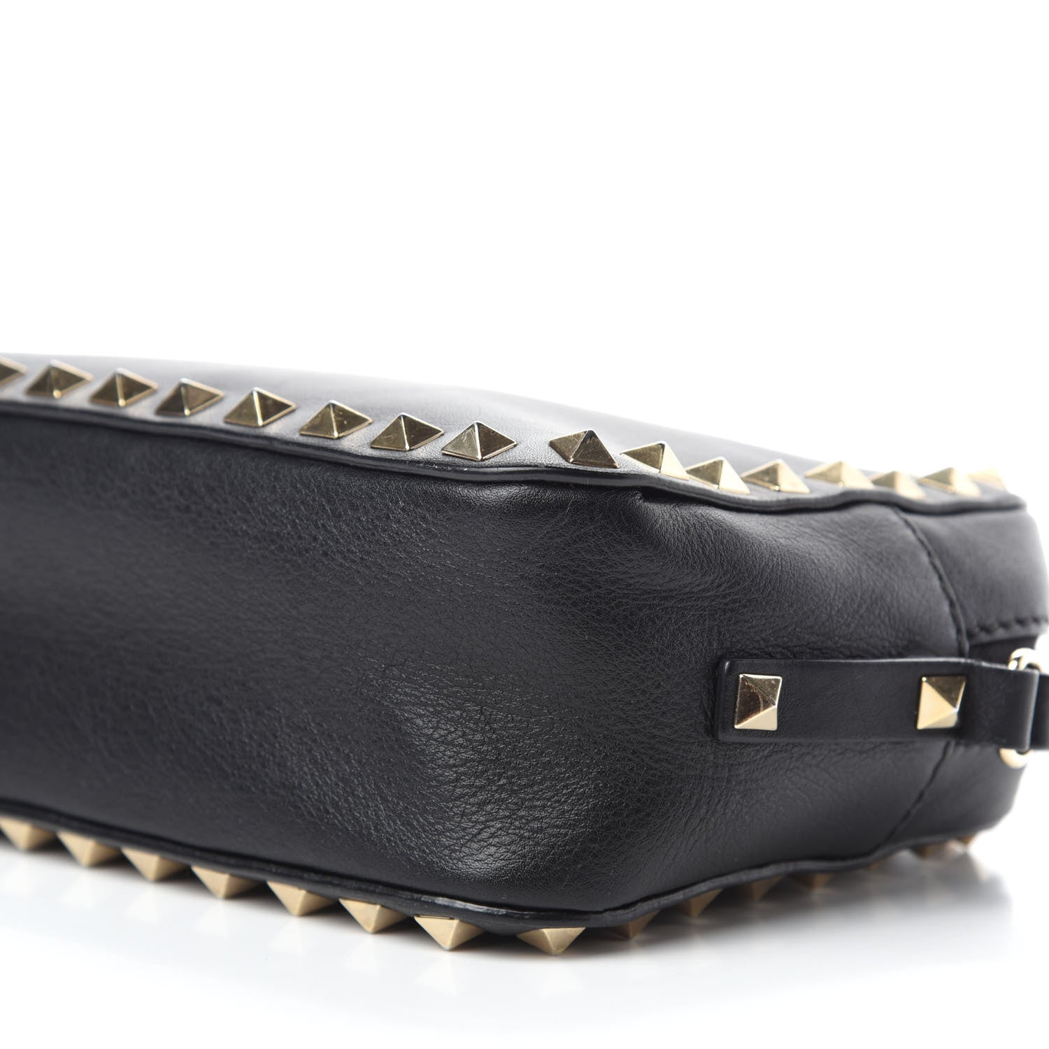 Valentino Garavani Calfskin Rockstud Camera Crossbody Bag Black 7 of 9