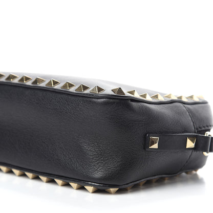 Valentino Garavani Calfskin Rockstud Camera Crossbody Bag Black 7 of 9