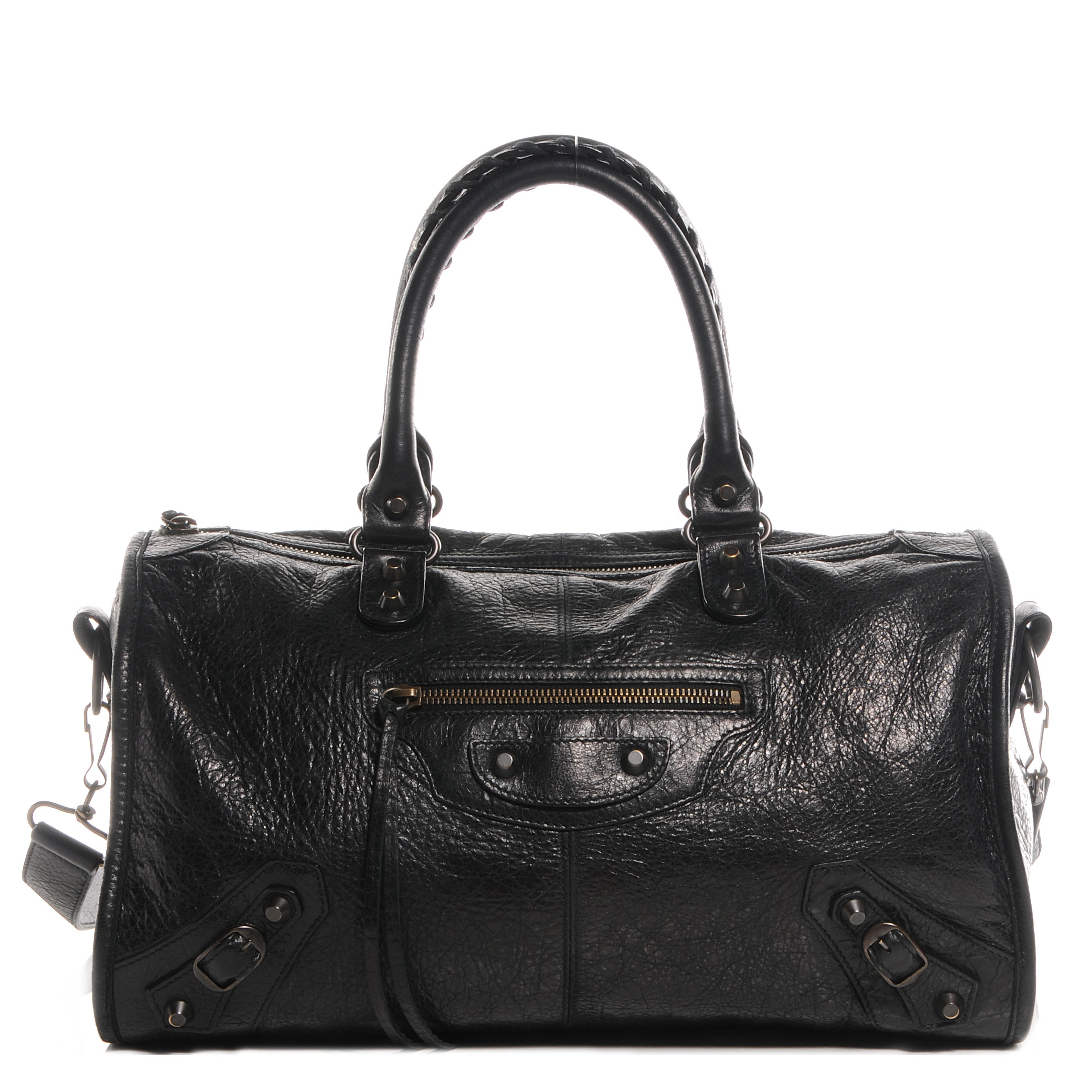 BALENCIAGA Maxi Twiggy ツィギー City ボストンバッグ Balenciaga Agneau Maxi Twiggy Black 67057 – FASHIONPHILE