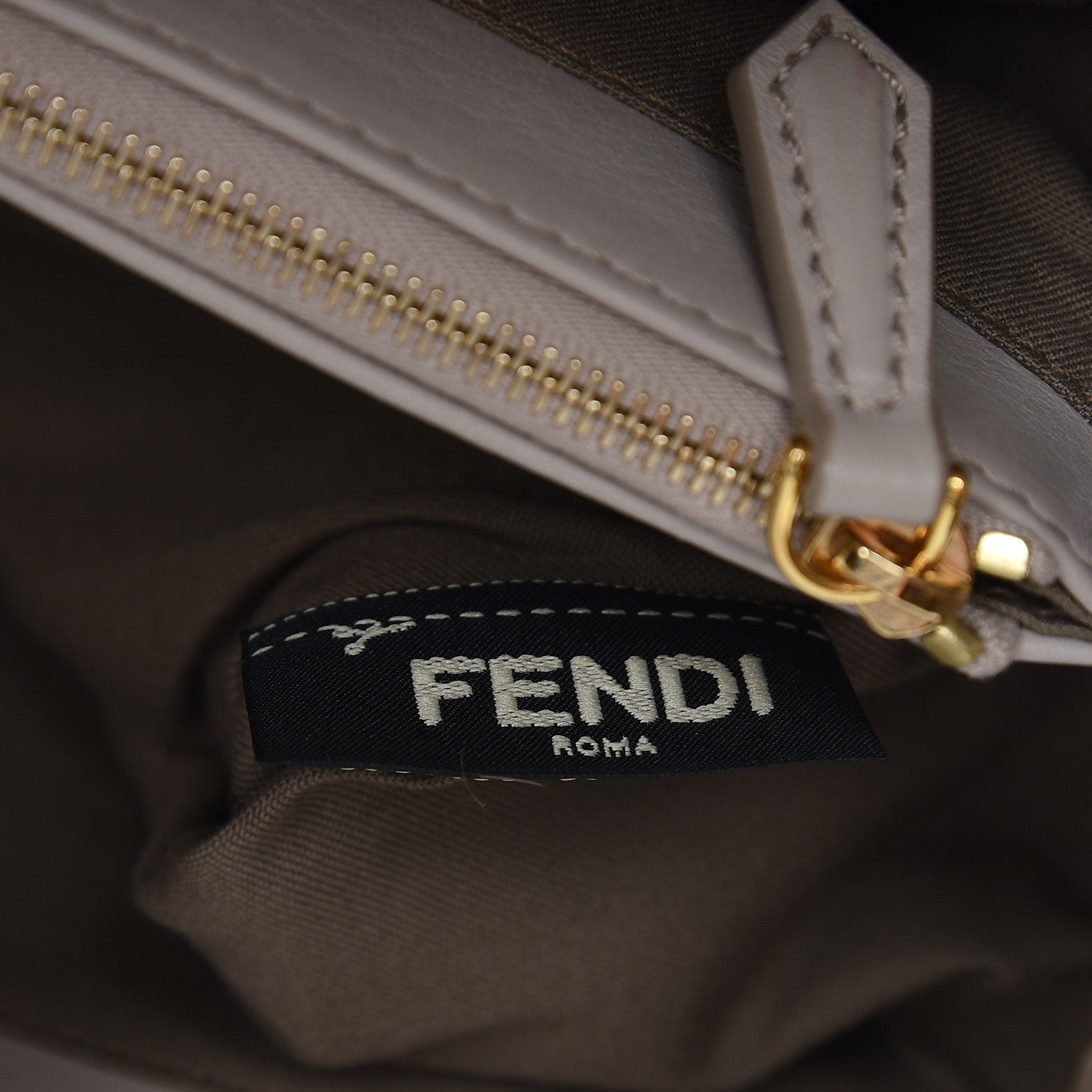 Fendi Vitello Elite Monster Petite 2Jours Tote Multicolor Black Grigio Polvere Multicolor 8 of 8