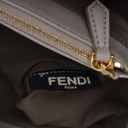 Fendi Vitello Elite Monster Petite 2Jours Tote Multicolor Black Grigio Polvere Multicolor 8 of 8