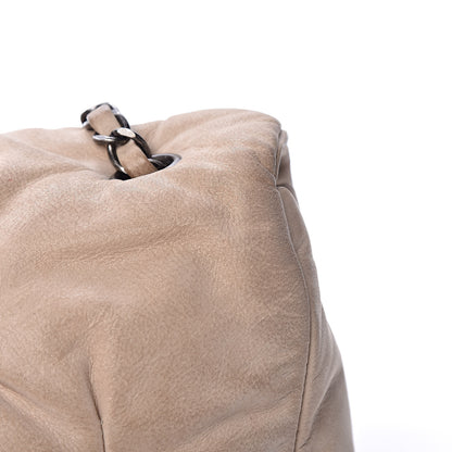 Chanel Iridescent Calfskin Glint Flap Beige 13 of 17
