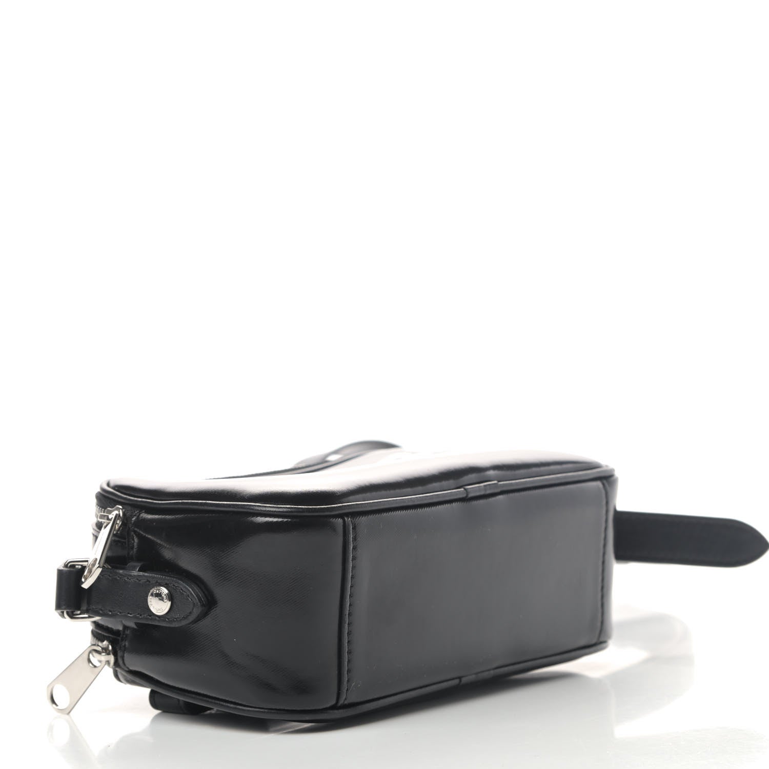 Burberry Coated Canvas Horseferry Print Micro Camera Bag Black 3 of 5