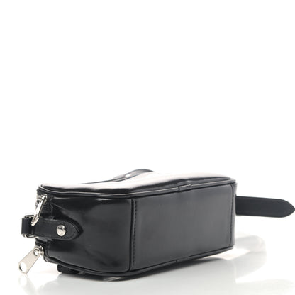 Burberry Coated Canvas Horseferry Print Micro Camera Bag Black 3 of 5