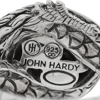 John Hardy Sterling Silver Ruby Black Sapphire Pearl Legends Naga Small Dragon Ring 54 6.75 5 of 5