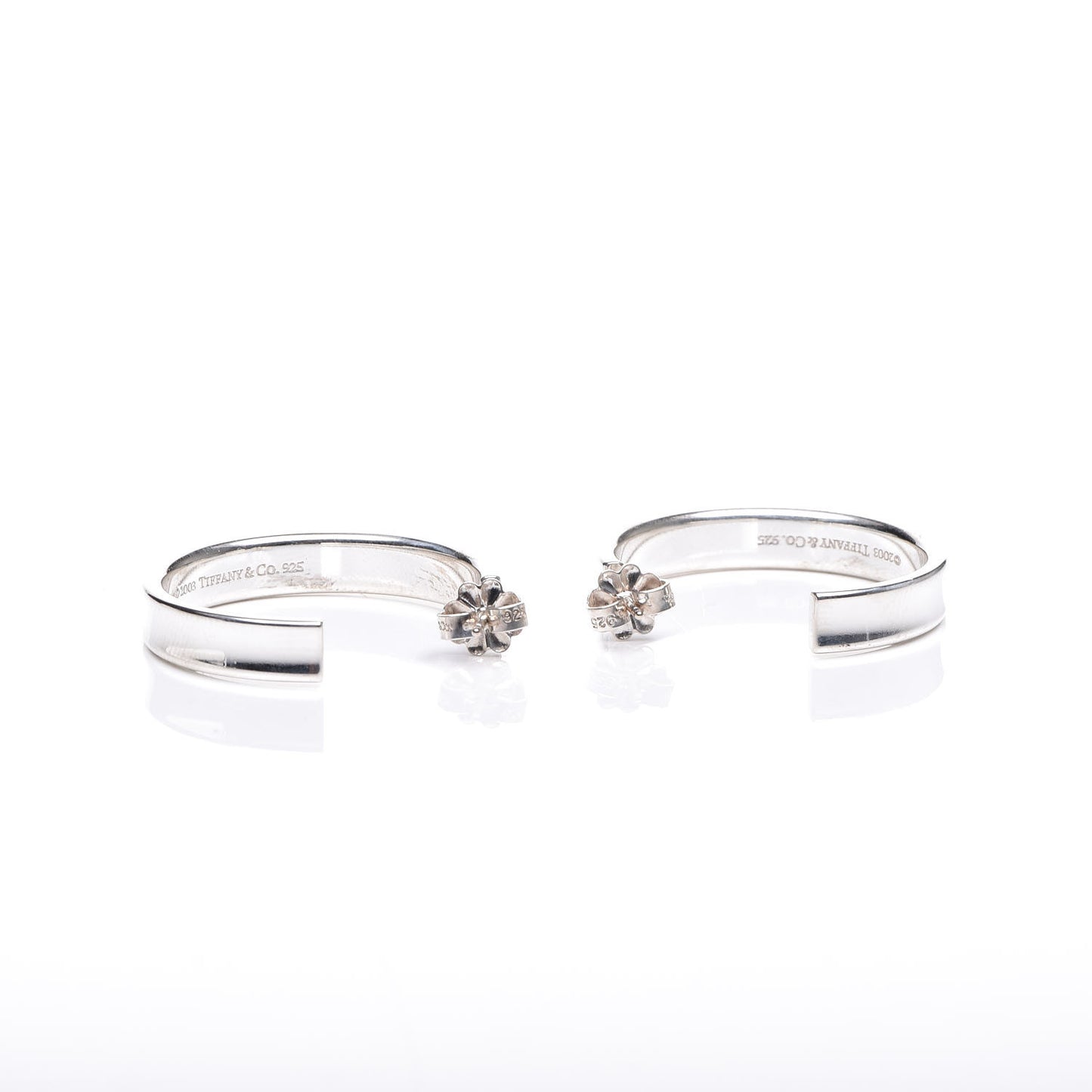Sterling Silver 1837 Small Narrow Hoop Earrings