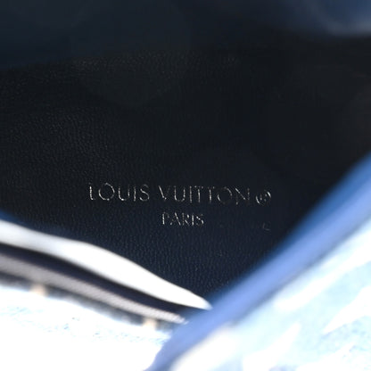 Louis Vuitton Denim Monogram Silhouette Ankle Boots 38 Navy Blue 6 of 10