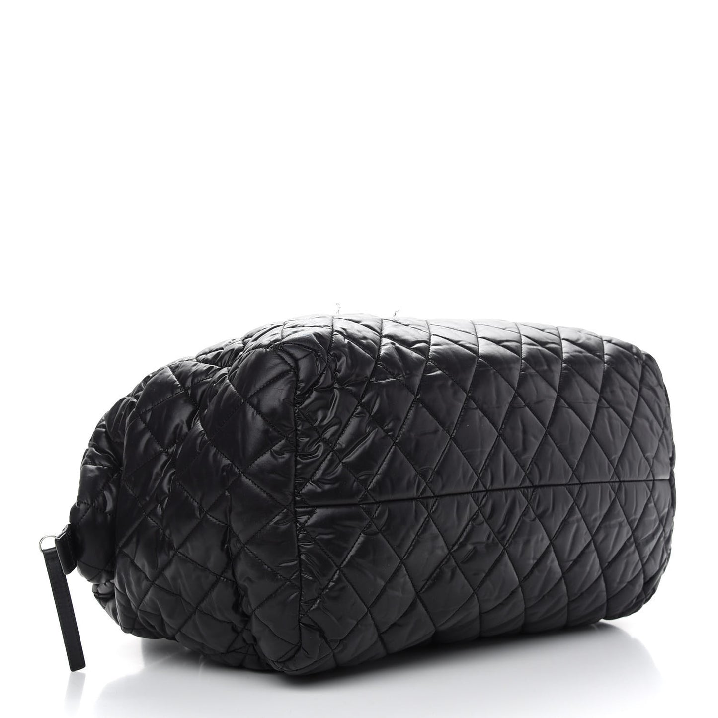 Nylon Quilted Medium Coco Cocoon Tote Black