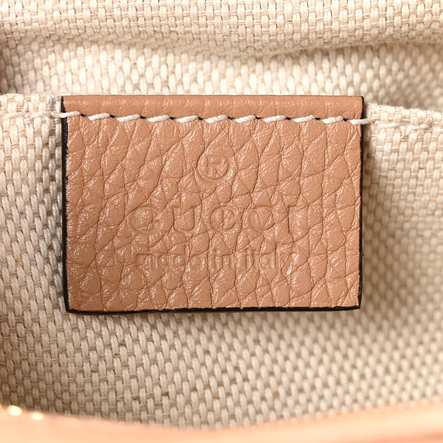 Gucci Pebbled Calfskin Small Soho Disco Bag Rose Beige 6 of 10