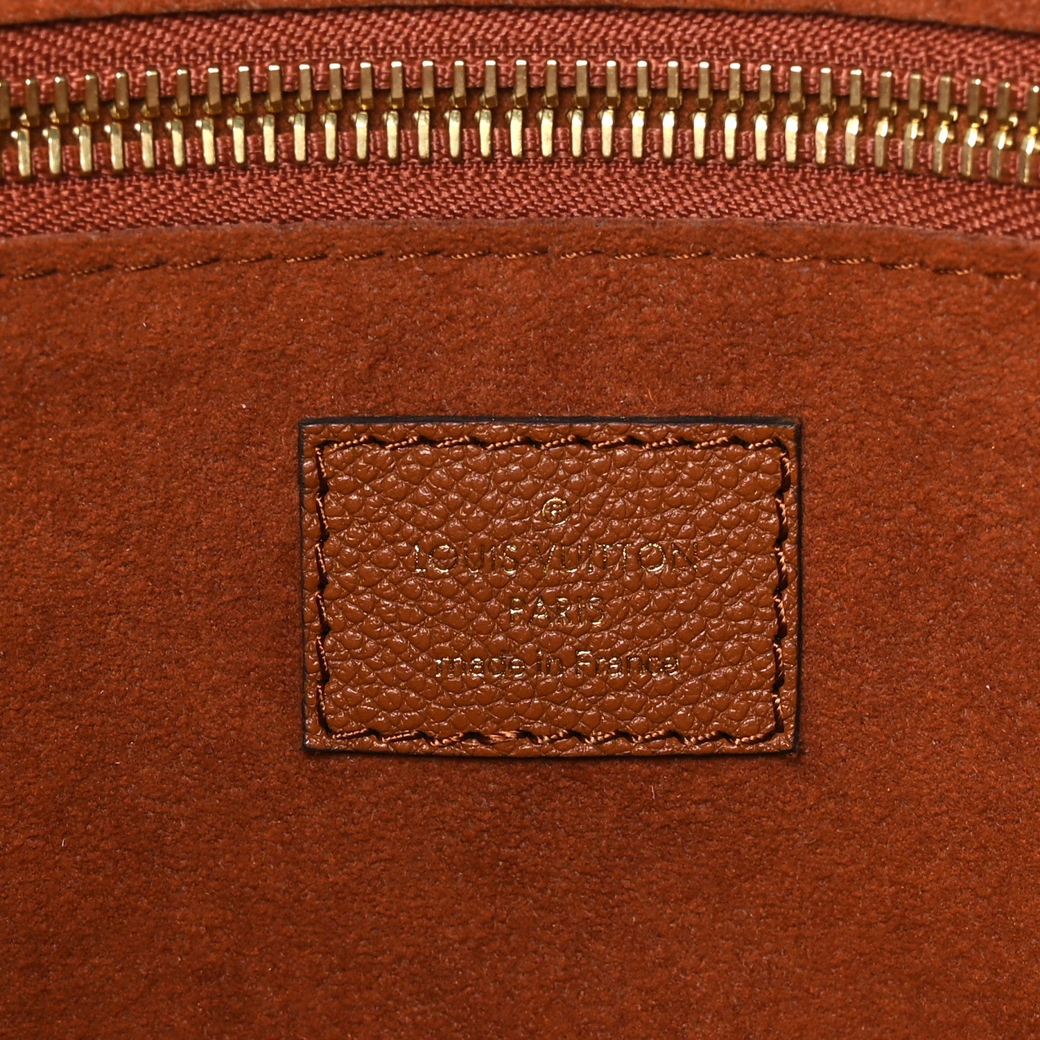Louis Vuitton Empreinte Monogram Giant Neverfull MM Cognac 5 of 7