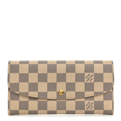 Louis Vuitton Damier Azur Emilie Wallet 1 of 12