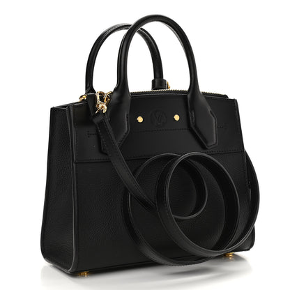 Louis Vuitton Calfskin City Steamer Mini Black 3 of 10
