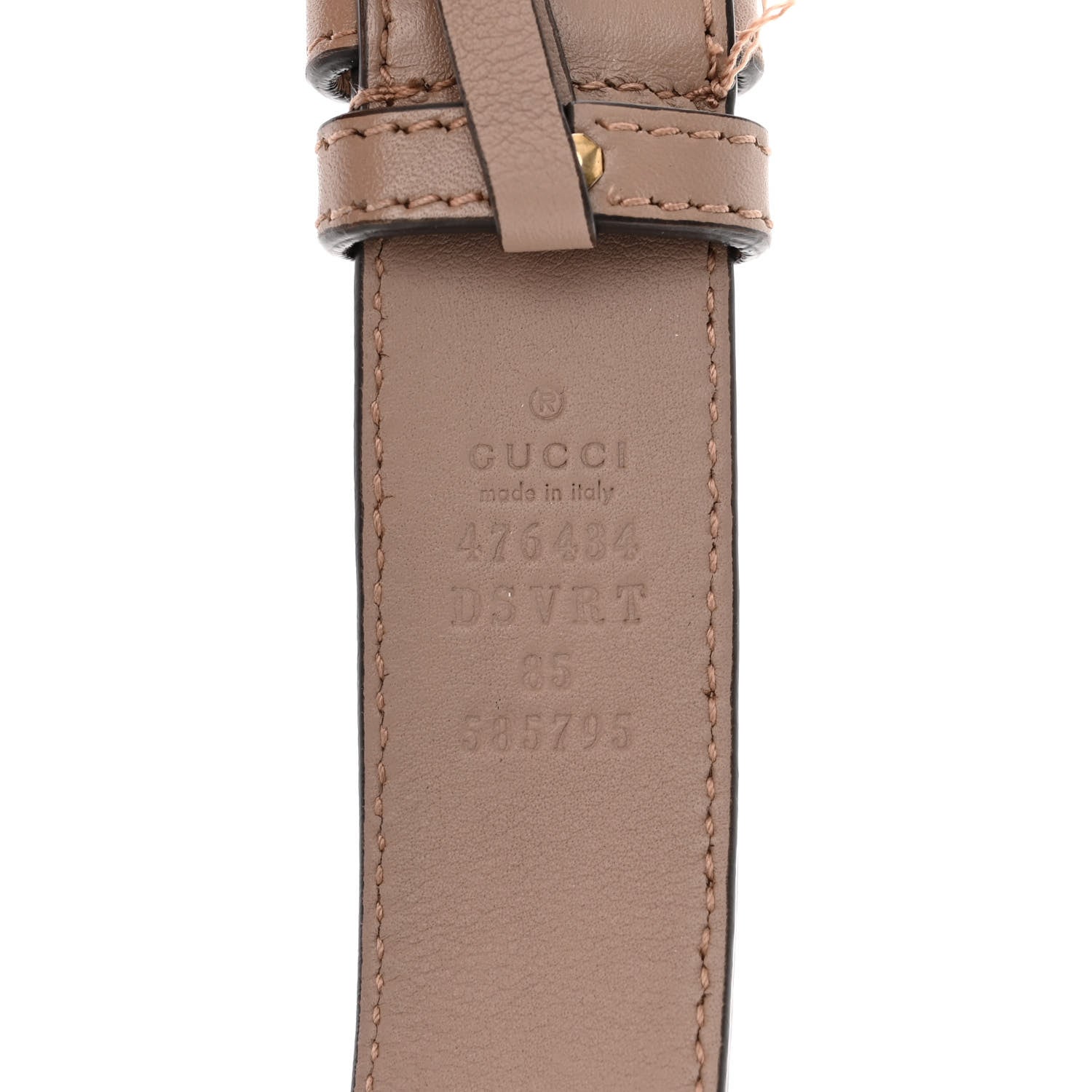 Gucci Calfskin Matelasse GG Marmont Belt Bag 85 34 Porcelain Rose 8 of 12
