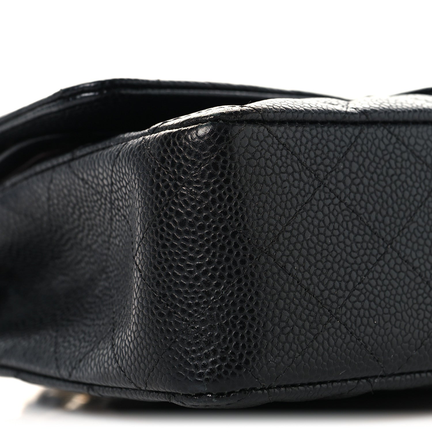 Chanel Caviar Quilted Medium Double Flap Black 9 of 10