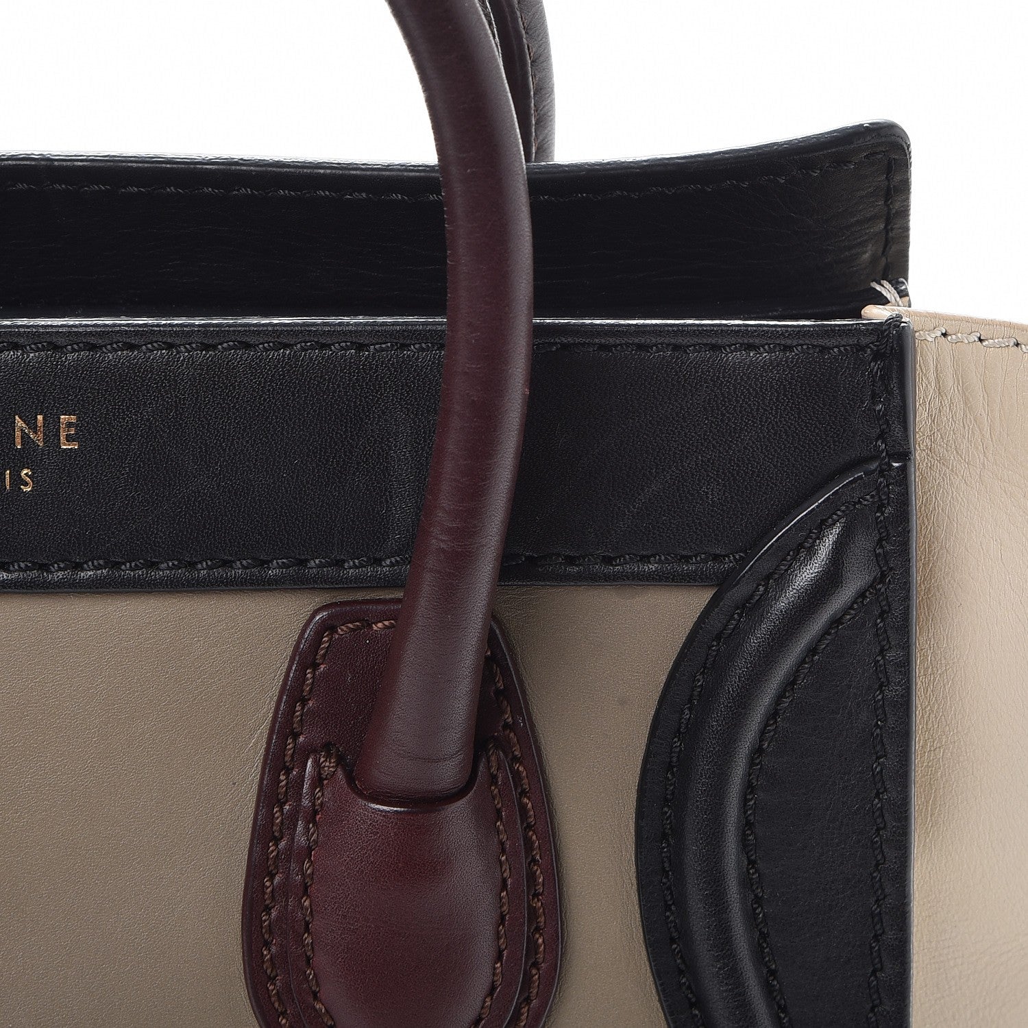 Celine Smooth Calfskin Nano Tri-Color Luggage Grey 9 of 9