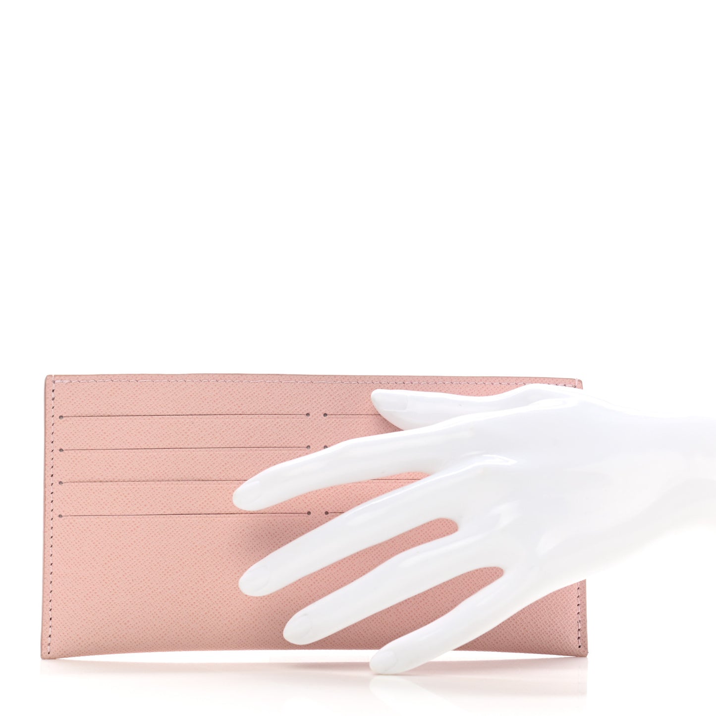 Calfskin Felicie Card Holder Insert Rose Ballerine