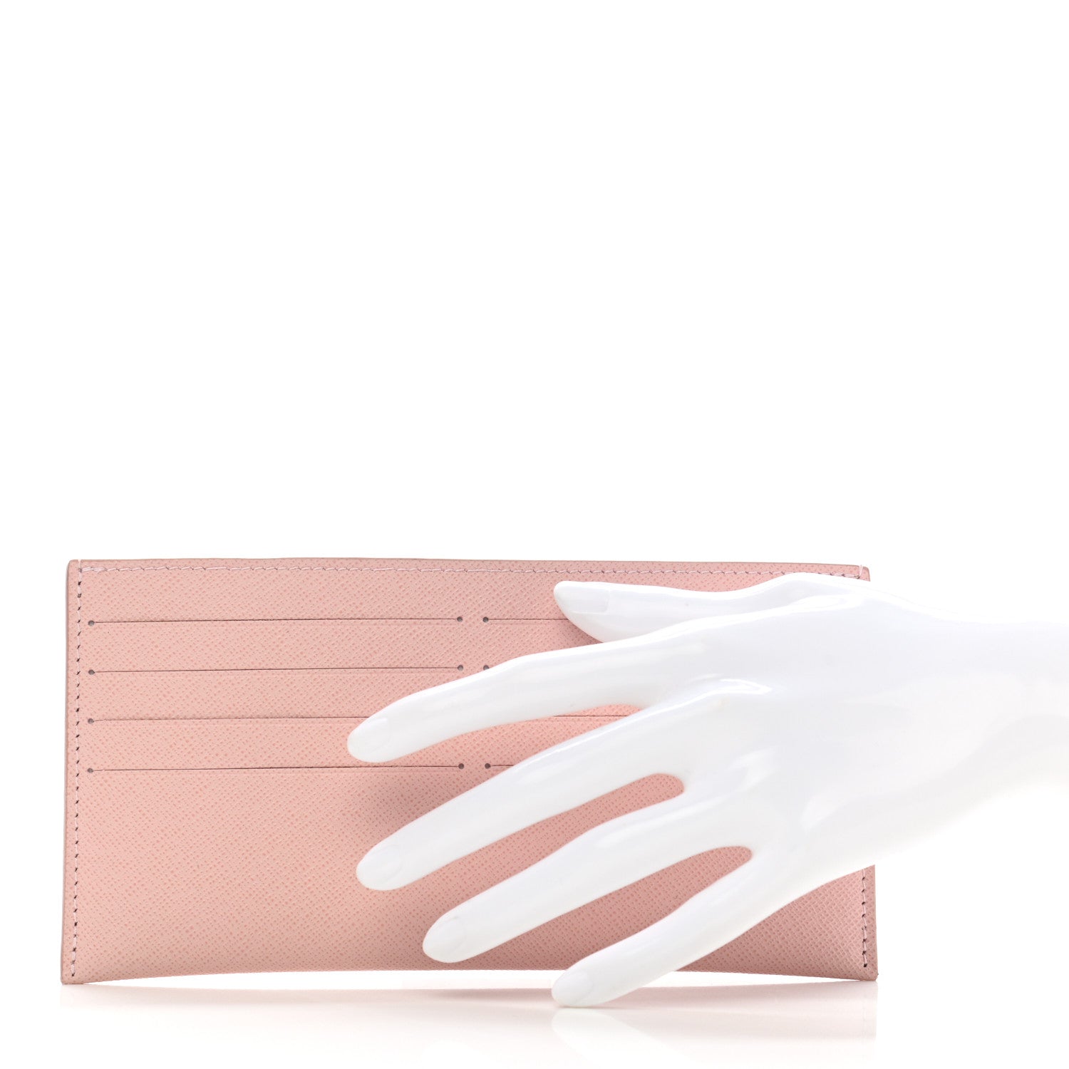 Louis Vuitton Calfskin Felicie Card Holder Insert Rose Ballerine 2 of 7
