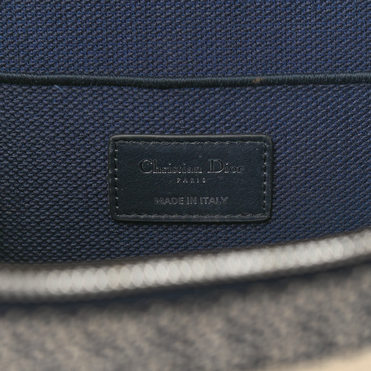 Oblique Diortravel Vanity Case Blue