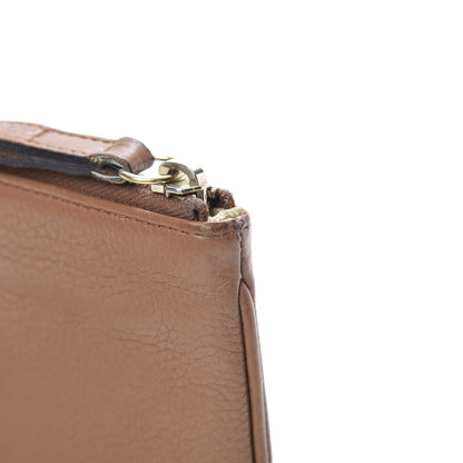Gucci Pebbled Calfskin Soho Wristlet Camelia 14 of 14