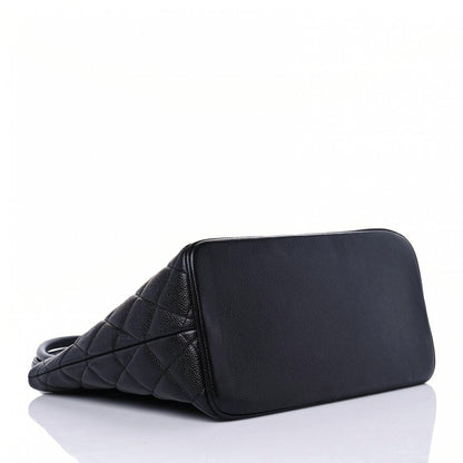 Chanel Caviar Quilted Medallion Tote Black 4 of 11