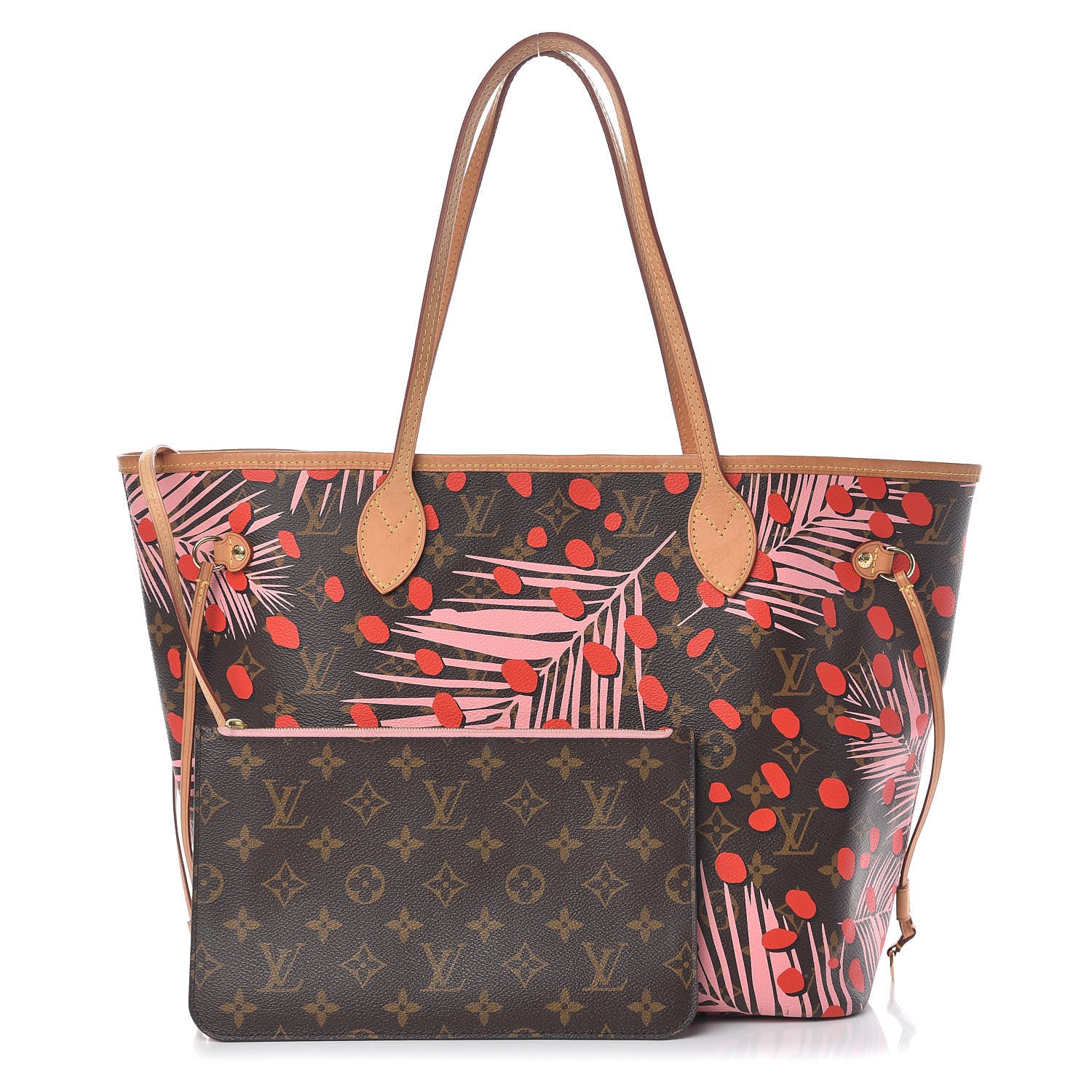 Louis Vuitton Monogram Jungle Dots Neo Neverfull MM Sugar Pink Poppy 1 of 11
