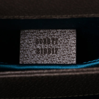 Gucci GG Supreme Monogram Web Small Ophidia Chain Shoulder Bag Brown 8 of 12