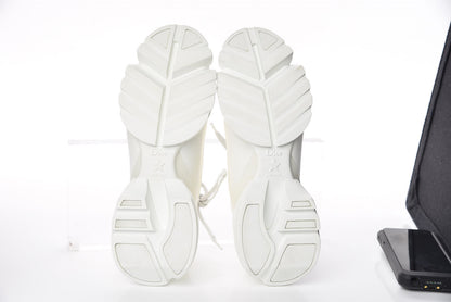 Christian Dior Technical Fabric Rubber Womens D-Connect Sneakers 38.5 White 6 of 9