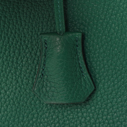 Hermes Taurillon Clemence Birkin 30 Vert Vertigo 31 of 34