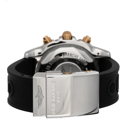 Breitling Stainless Steel 18K Yellow Gold Rubber 44mm Chronomat Automatic Watch Black IB011012/B968 3 of 4
