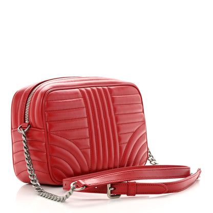 Prada Soft Calfskin Diagramme Camera Bag Rosso 3 of 12