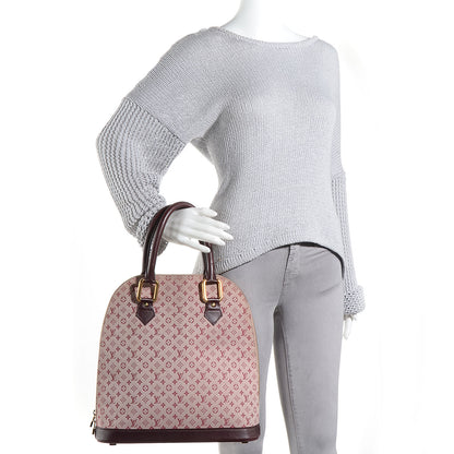 Louis Vuitton Mini Monogram Alma Haut Cherry 2 of 7