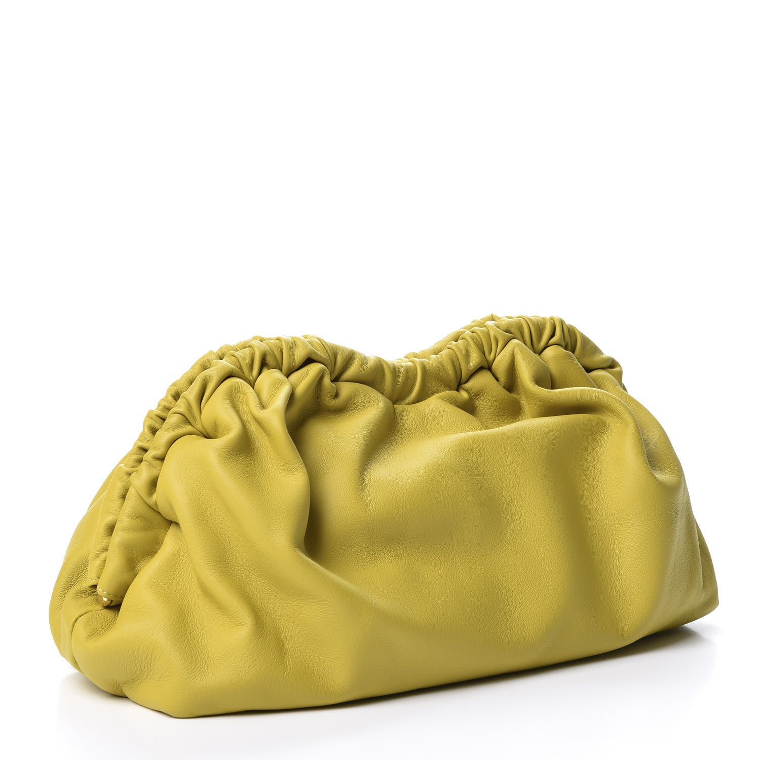 Mansur Gavriel Lambskin Cloud Clutch Pomelo 2 of 9