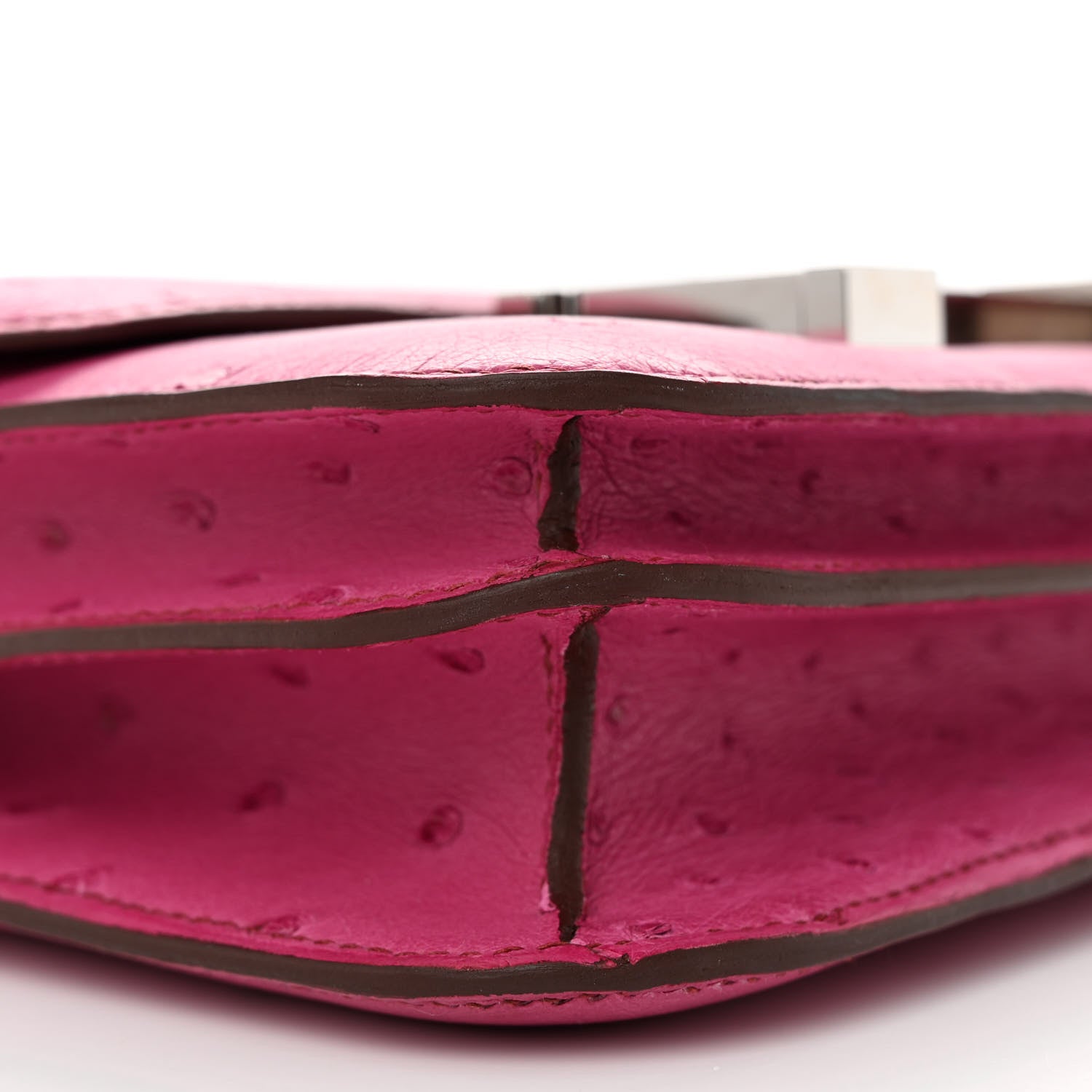 Hermes Ostrich Constance 18 Rose Pourpre 9 of 10