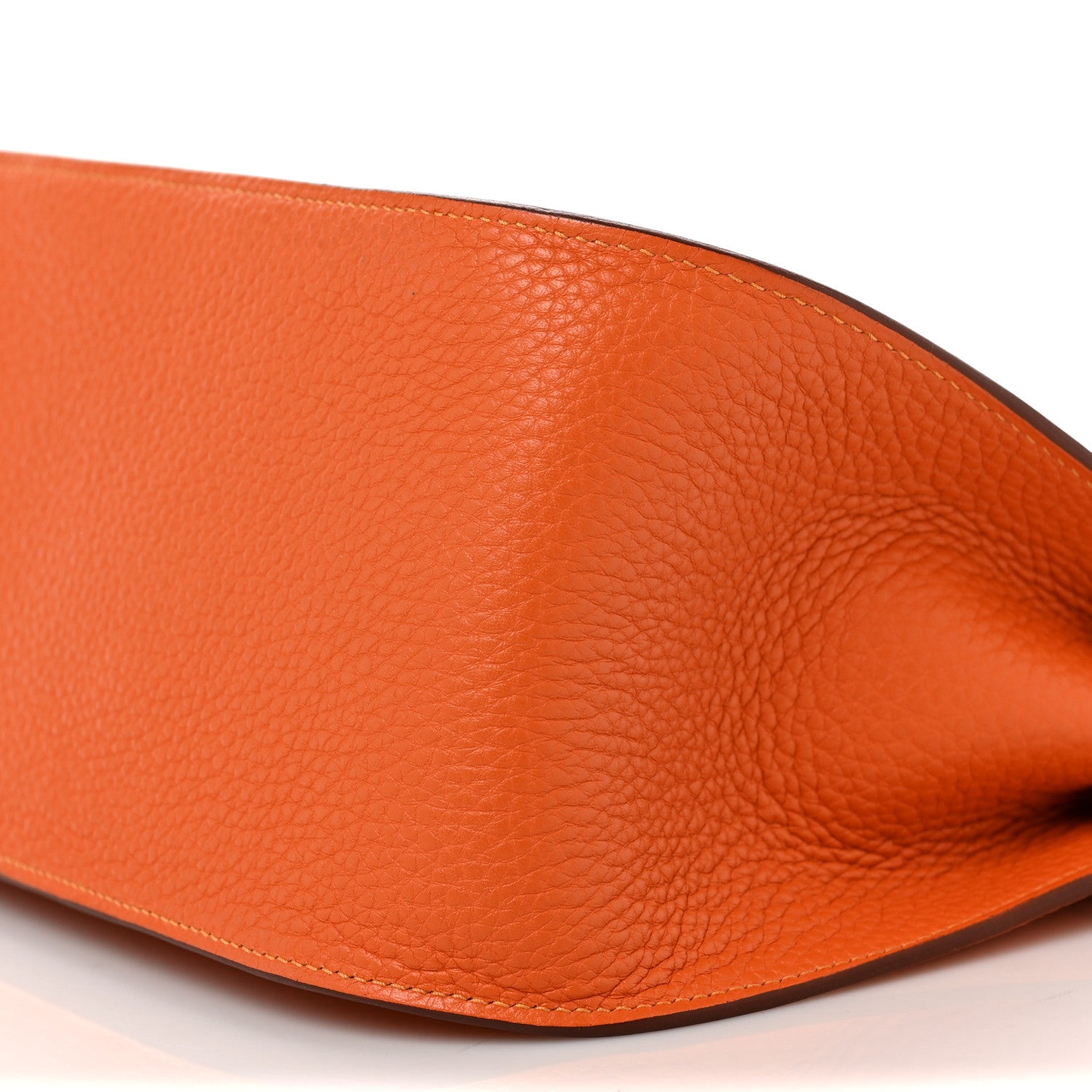 Hermes Taurillon Clemence Verso Jypsiere 28 Orange Moutarde 8 of 8