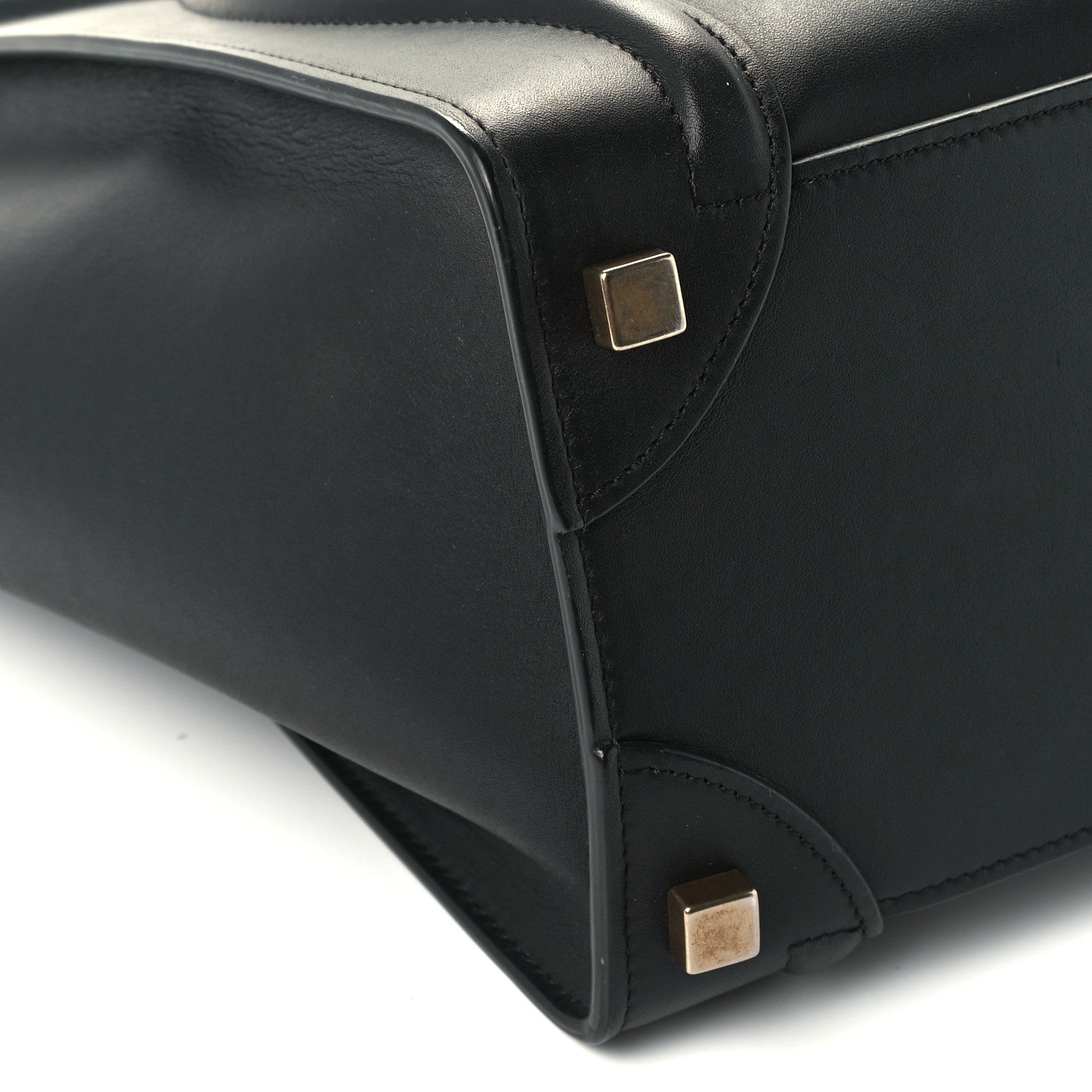 Celine Smooth Calfskin Micro Luggage Black 8 of 9