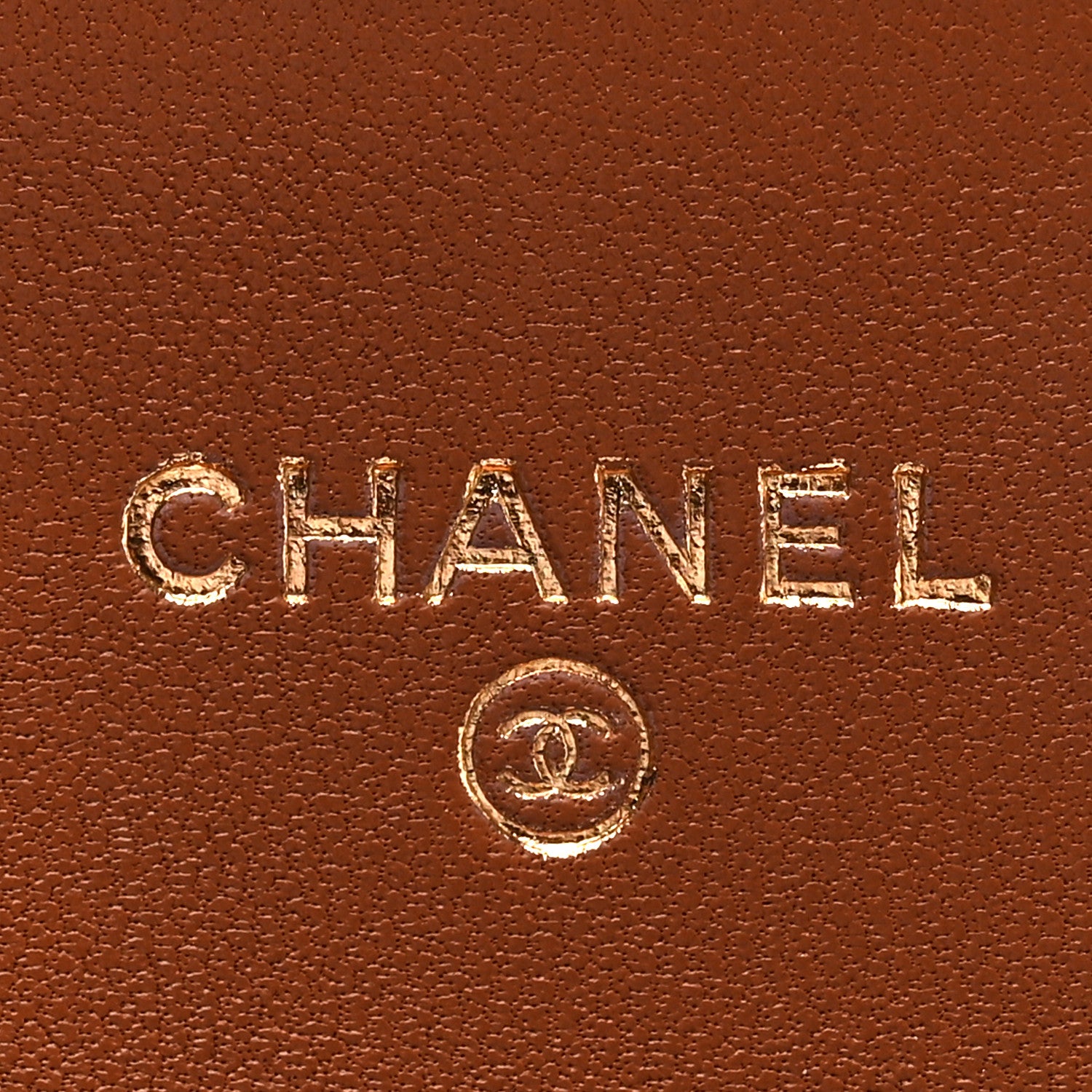 Chanel Lambskin Quilted Flap Card Holder Wallet Brown 6 of 9