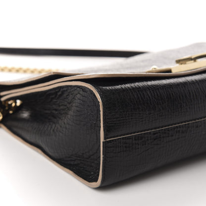 Jimmy Choo Washed Crinkled Calfskin Rebel Shoulder Bag Black 6 of 9