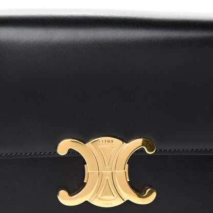 Celine Shiny Calfskin Small Triomphe Black 12 of 12