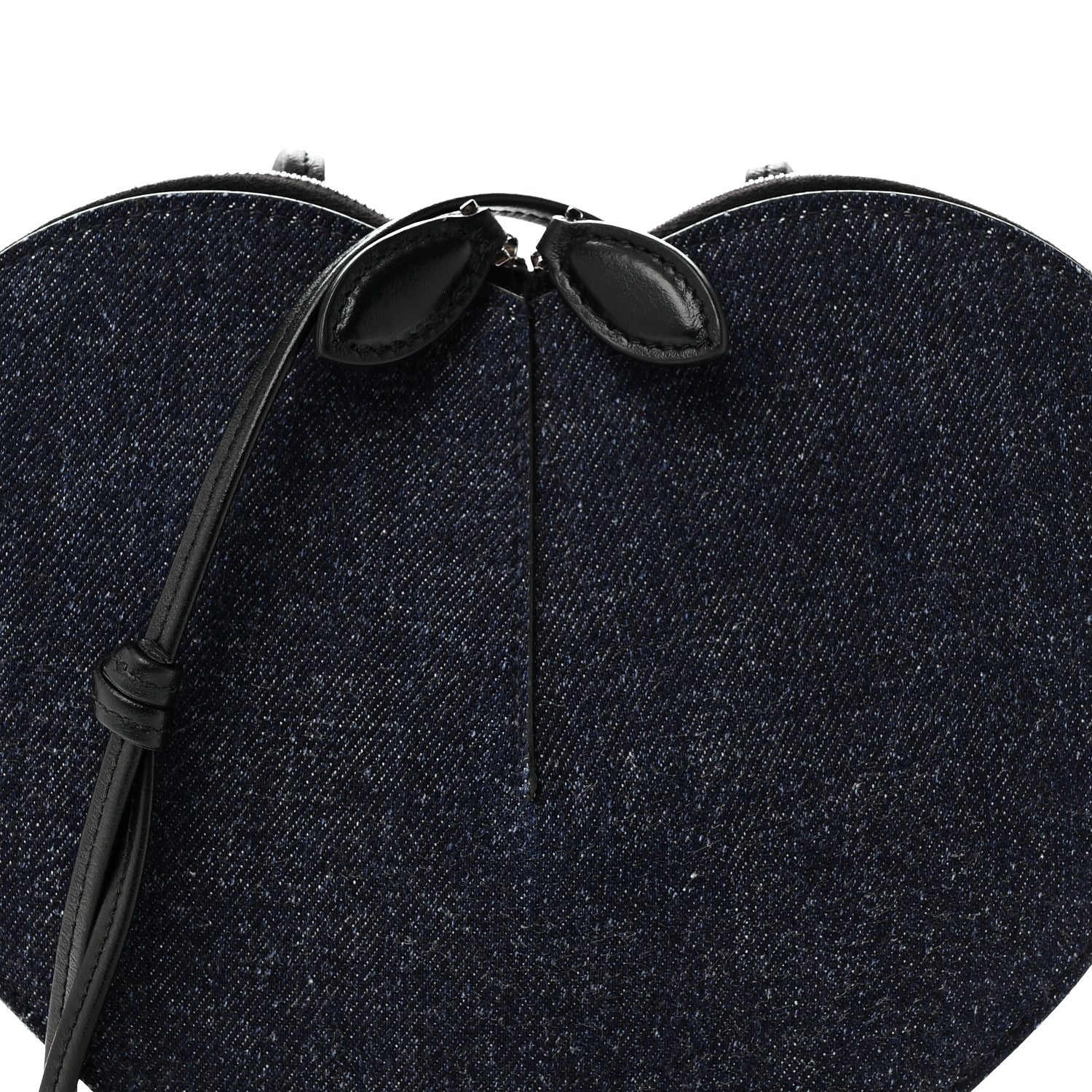 Alaia Denim Le Coeur Bag Blue 7 of 9