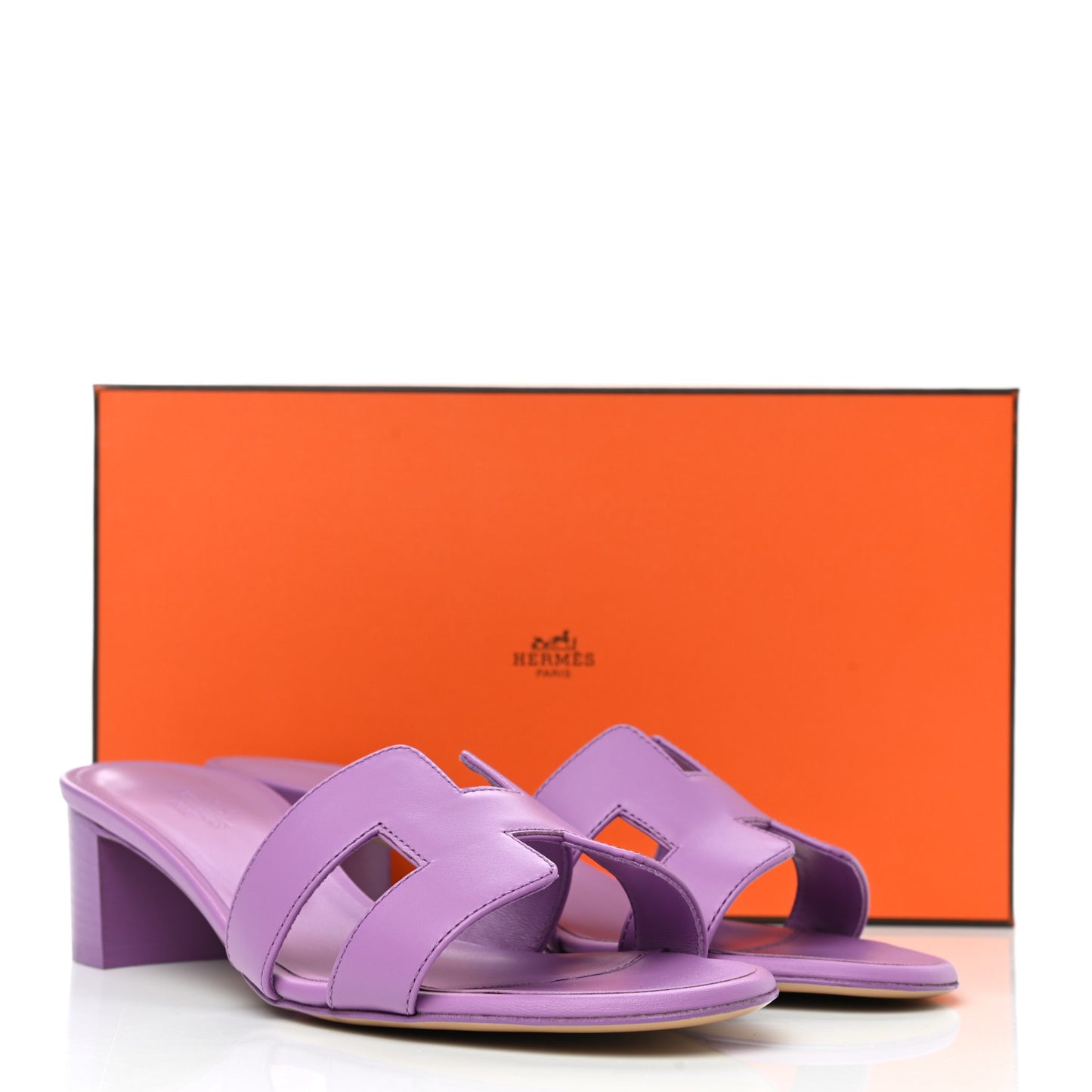 Calfskin Oasis Sandals 38 Violet